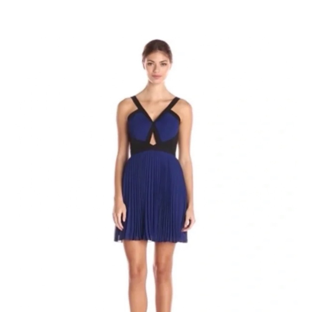 BCBGmaxazria Blue Cocktail Mini Dress